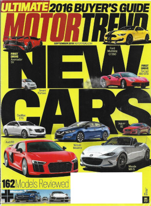 MOTOR TREND 2015 SEPT - AMG GT S v 911 Turbo S V GT-R, 488 GTB